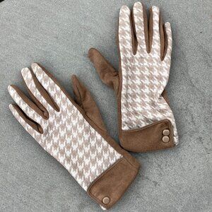 ✨ CHIC Fashion by Mirabeau Houndstooth Smart-Touch Gloves ✨